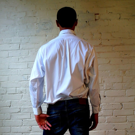 Brooks Brothers Makers Dress Shirt Vintage White … - image 5