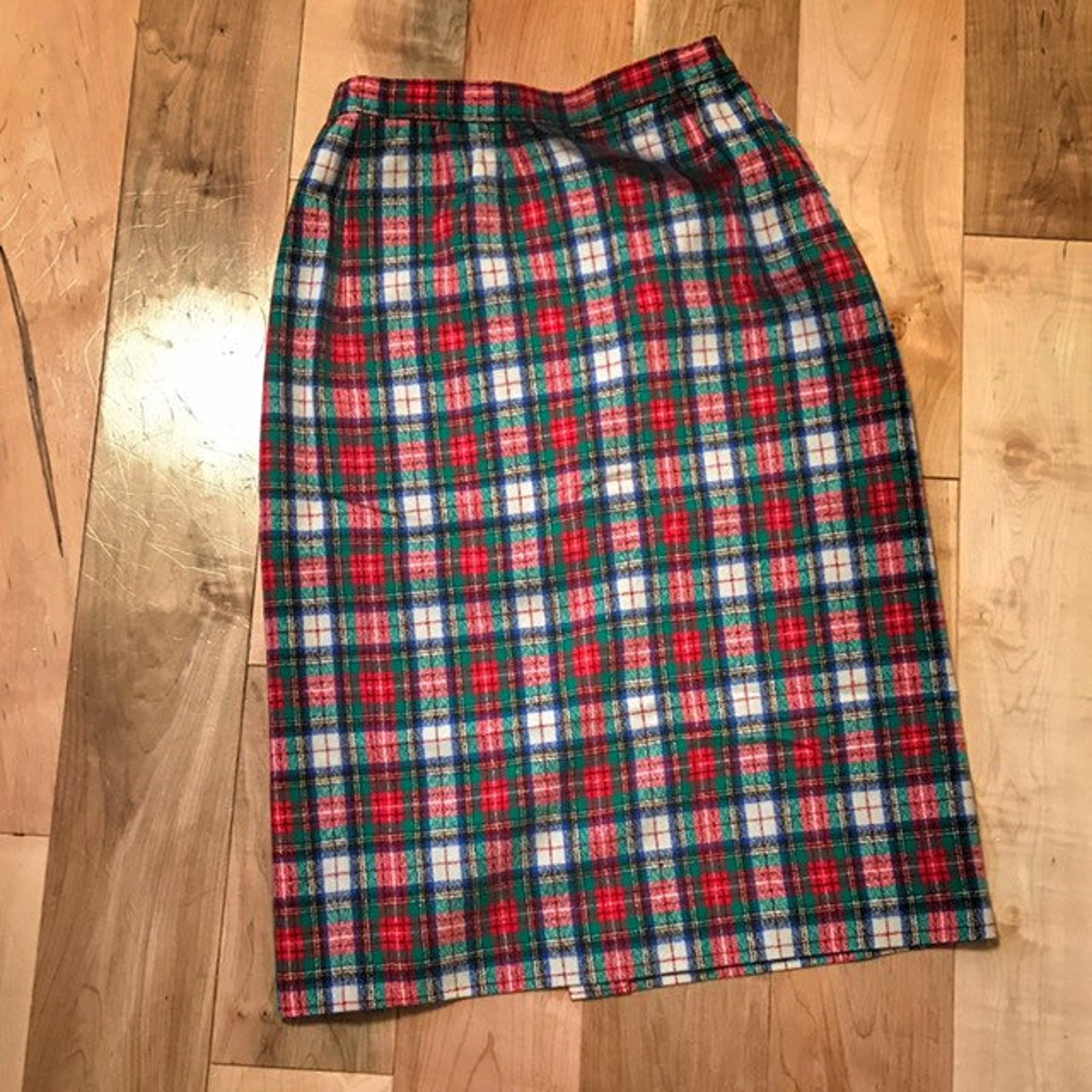 Vintage Pendleton Tartan Plaid Skirt 1970s Wool Straight Skirt | Etsy