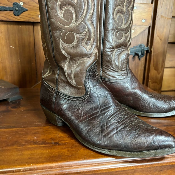Vintage Cowboy Boots | 1980s | Nocona Boots | Bro… - image 3