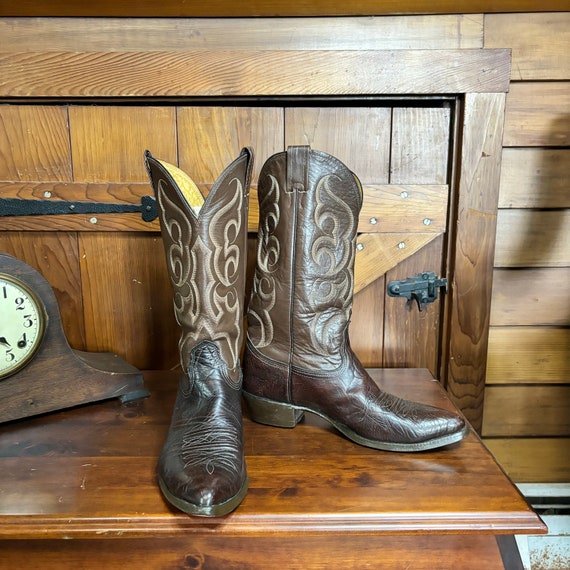 Vintage Cowboy Boots | 1980s | Nocona Boots | Bro… - image 4