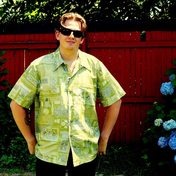 トップス 60s andrade aloha shirt Vintage Aloha Dress Shirt • 1960s • Andrade of Honolulu