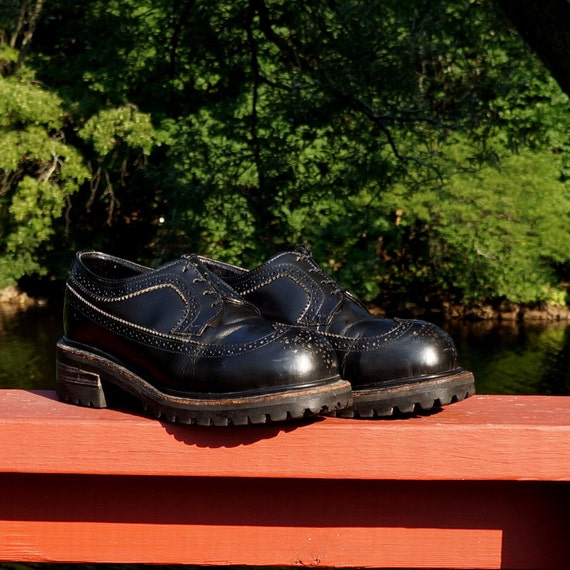 steel toe brogues