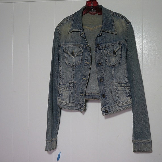 guess distressed denim jacket
