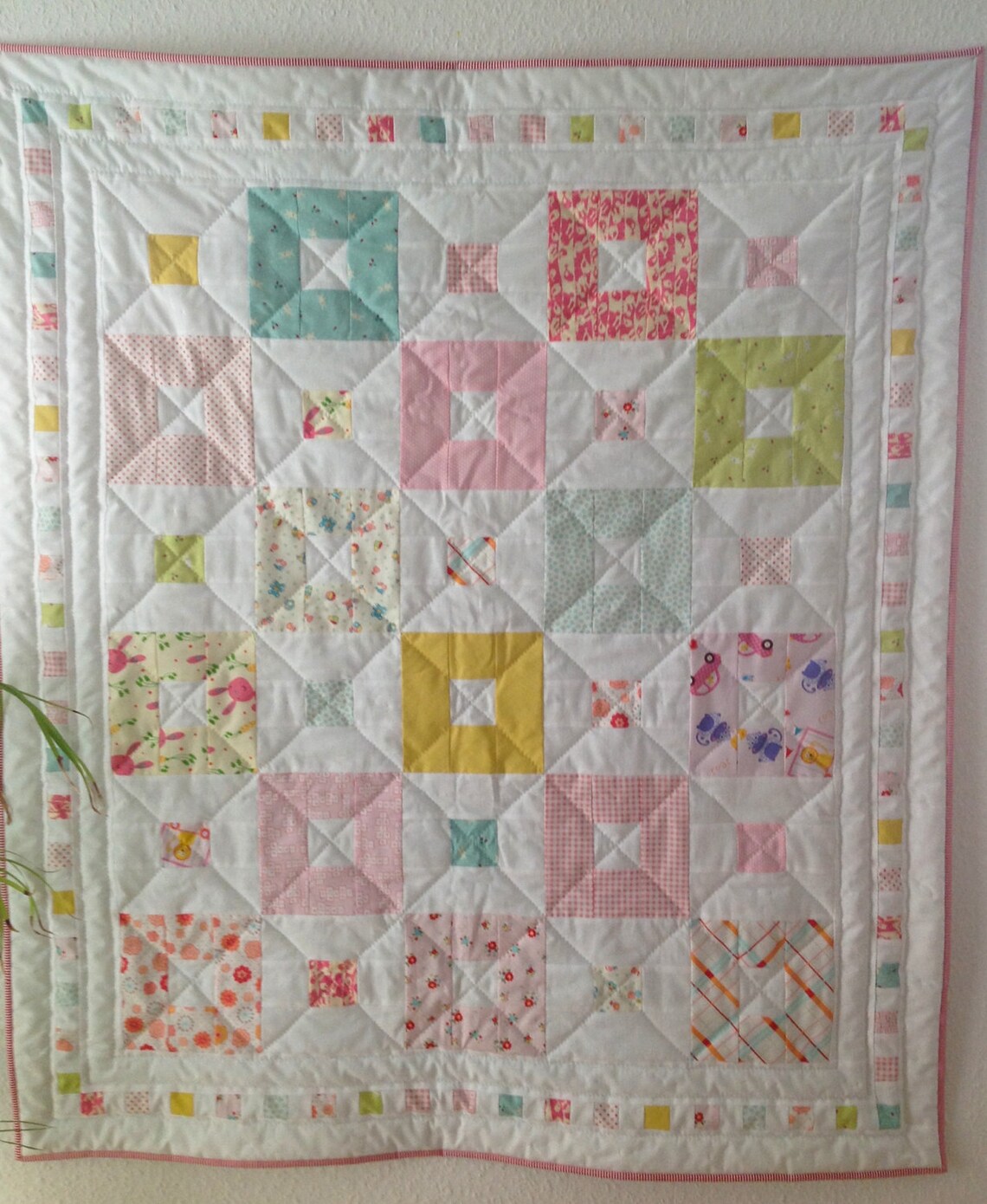 Jelly Roll Baby Quilt Etsy