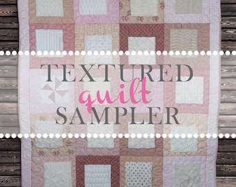 Textured Quilt Sampler, Wall Hanging