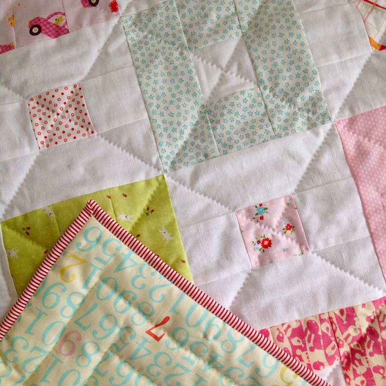 Jelly Roll Baby Quilt Etsy