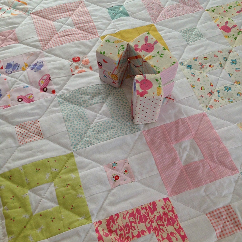 Jelly Roll Baby Quilt Etsy