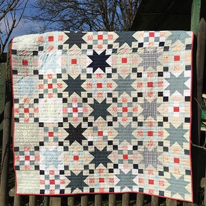 Checkered Star Quilt Lap Size image 2