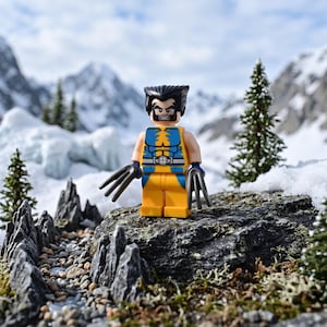 MOC Wolverine Adamantium Claws X-Men, Mutant Berserker Minifigure Gift