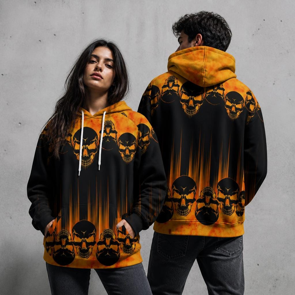 Y2k Grunge Skeleton Skull Zip up Hoodie - Etsy Canada