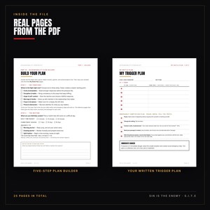 Christian Accountability Starter Kit Printable PDF | Mens Accountability Plan, Daily Tracker, Partner Covenant | Instant Download image 3