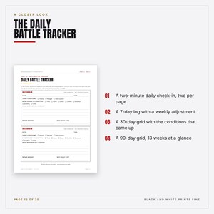 Christian Accountability Starter Kit Printable PDF | Mens Accountability Plan, Daily Tracker, Partner Covenant | Instant Download image 4