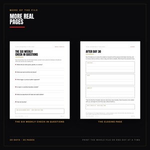 Desafio de 30 Dias de Prestação de Contas em PDF para Imprimir | Livro Devocional para Homens Cristãos | Diário Bíblico Diário | Download Imediato imagem 5