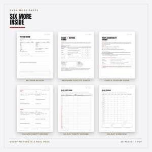 Kit di pianificazione per combattere le tentazioni stampabile / Tracker per uomini cristiani, piani "Se allora", scheda da portafoglio, tracker di purezza / Download PDF immagine 6