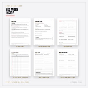 Anger and Self-Control Workbook Printable | Christian Men Escalation Map, Pause Plan, Incident Log, Repair Tracker | PDF Download image 6