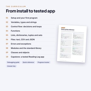 Python Launchpad Bootcamp, Anfängerkurs Python (PDF und Codedateien), 10 Lektionen, 5 Projekte mit Tests, Programmieren lernen (digitaler Download) Bild 6