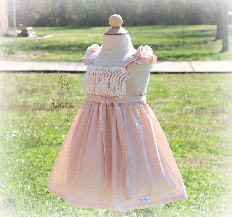 classic pinafore dress