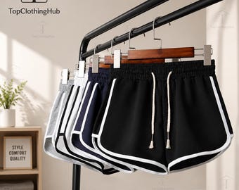 Women's High Waisted Athletic Shorts: Yoga, Running, Gym, Lounge Wear
