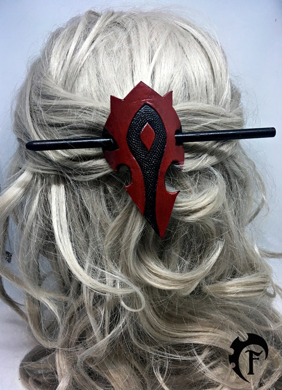 Black Friday Sale For The Horde Leather Hari Accessorie Comb Etsy