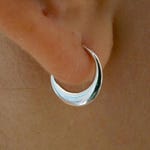 Silver Hoop Earrings