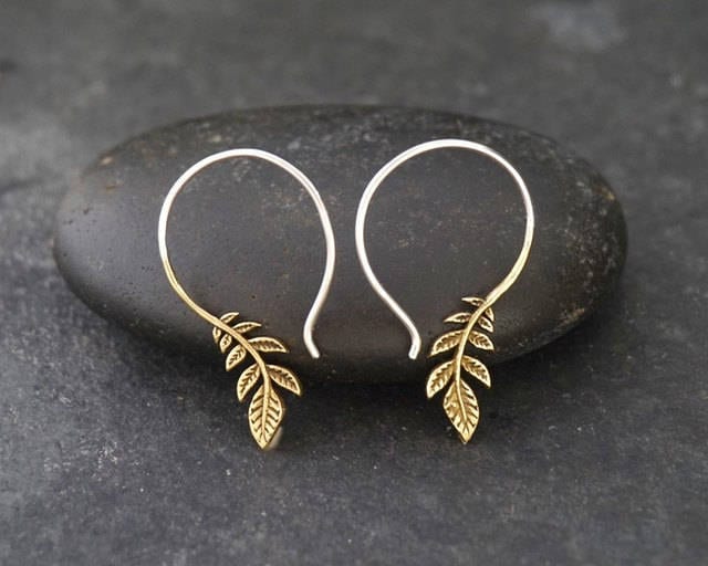  925 Silver Dangle Earrings for Women Olive Leaves Crystal  Dangle Earrings for Wedding Sparkly Prom Party: Clothing, Shoes & Jewelry