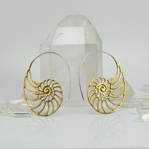 Nautilus earrings sale