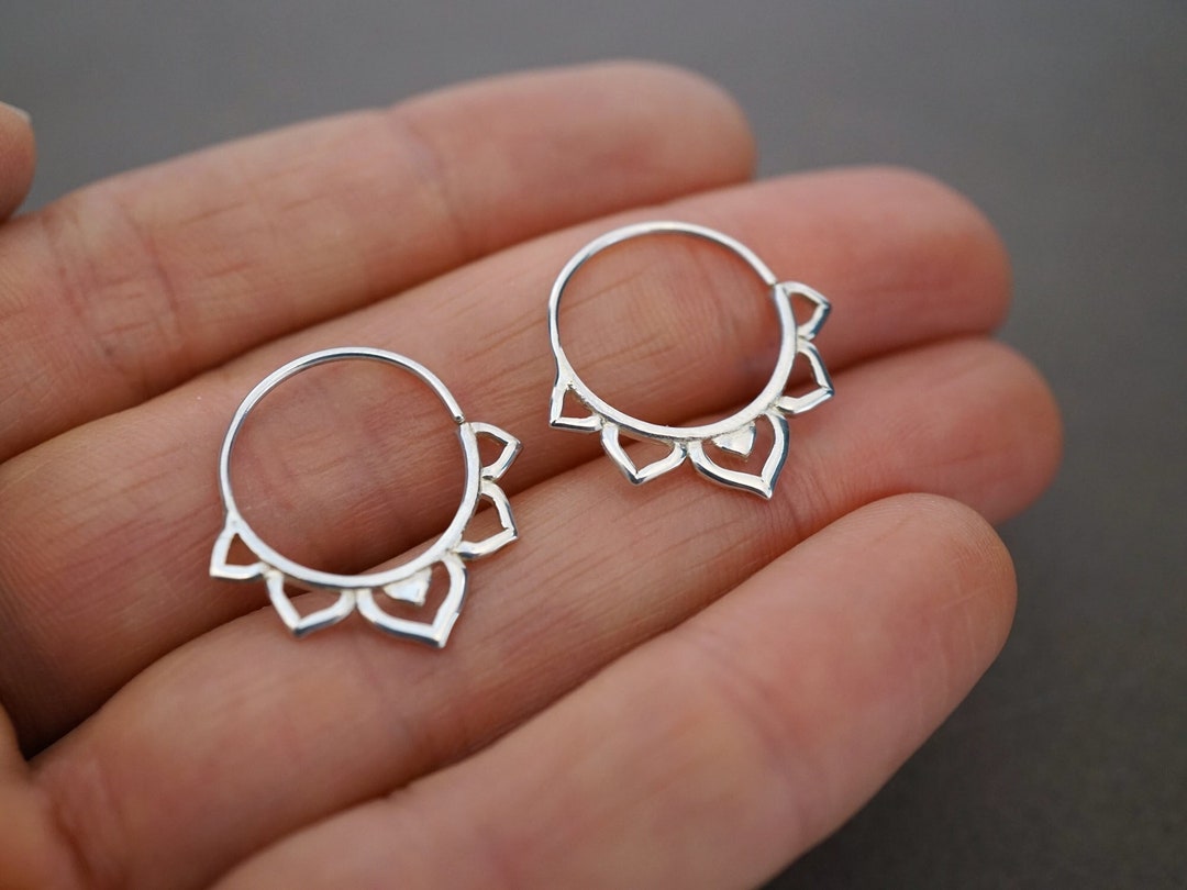 Orecchini Cerchio Filigrana Oro- Ferraro Gioielli | Shop Online - Foto 7