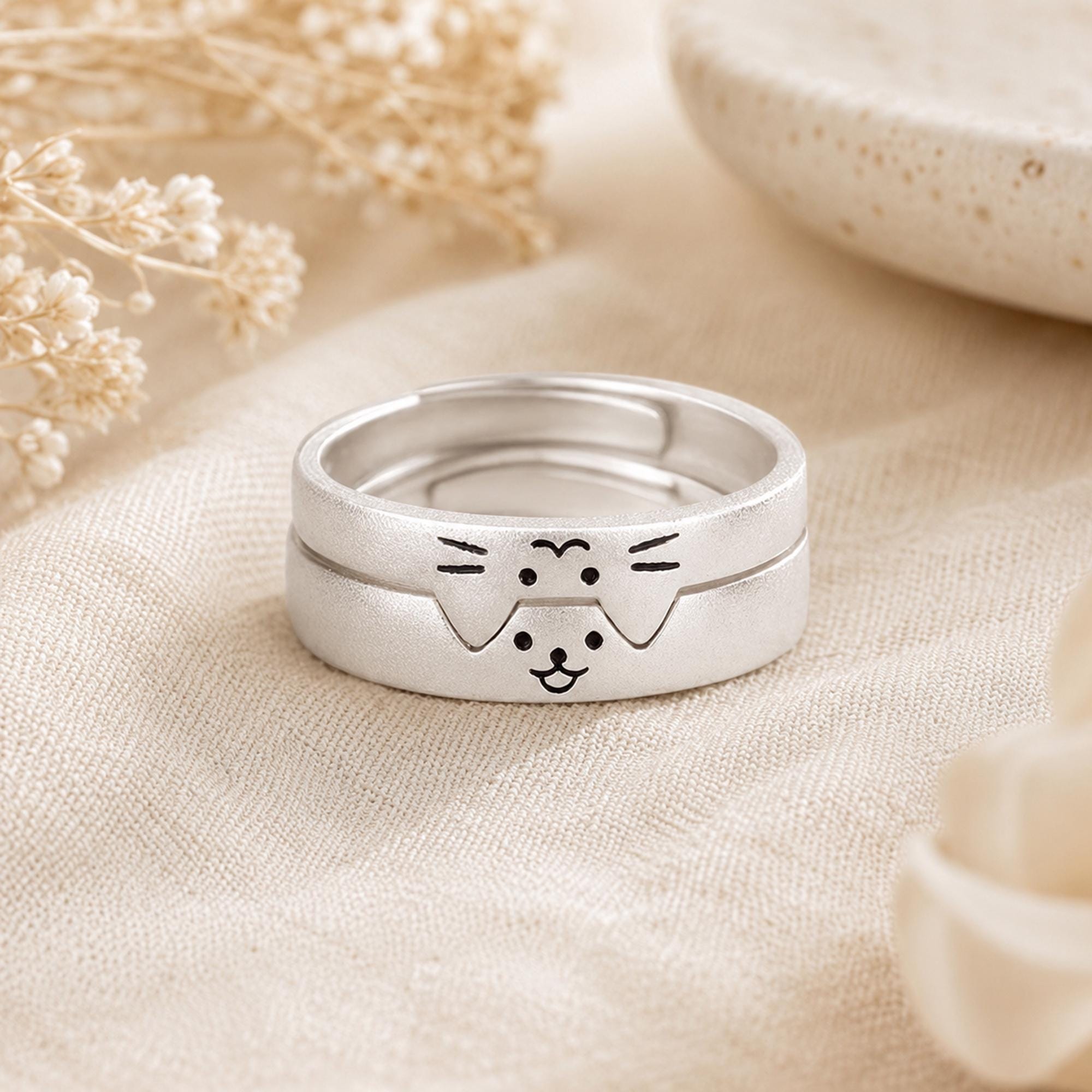 Dog Cat Matching Rings - Etsy