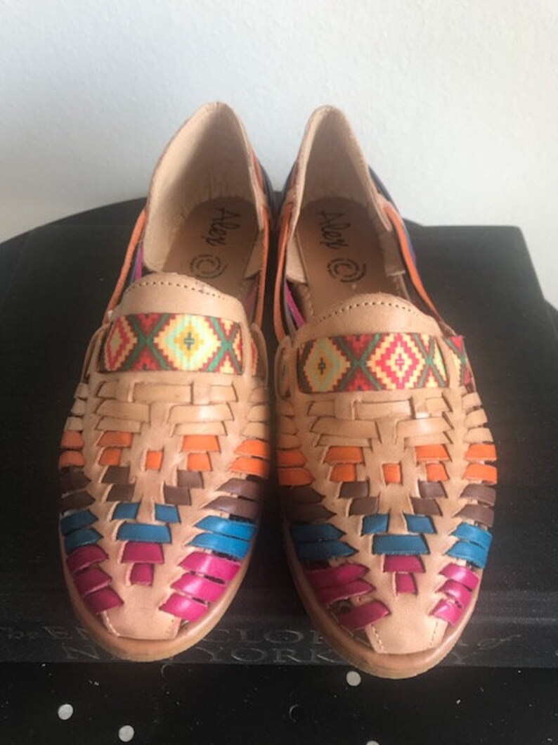 colorful mexican huaraches