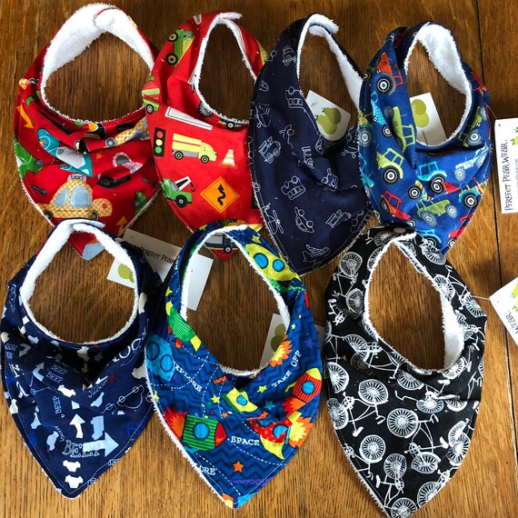 terry cloth bandana bib
