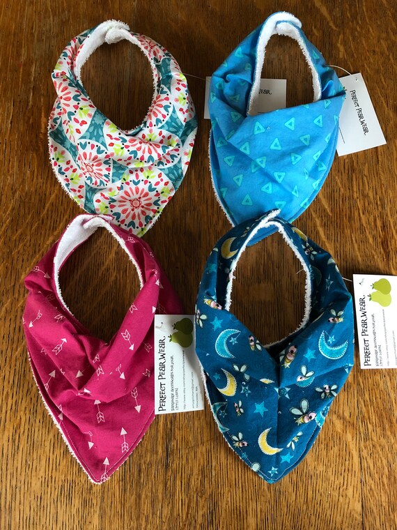 terry cloth bandana bib