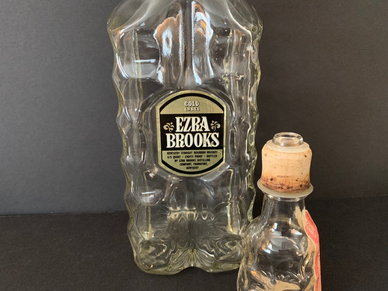 Vintage Ezra Brooks Bourbon Whiskey Decanter1960's Etsy
