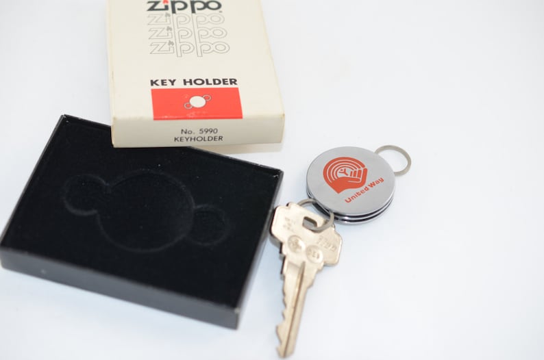 ZIPPO KEY Holderretro 70svintage Key Fobunited Way Advertising
