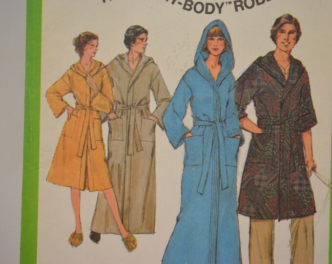 VINTAGE ROBE Patternmake Your Own Hooded Bathrobeclassicmen & Women