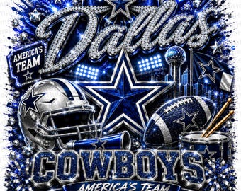 Vintage Dallas Football PNG , Dallas Texas football png, Blue Helmet & Bow Sublimation, Retro Distressed Game Day Clipart (Digital)