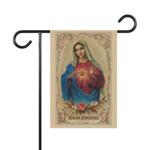 Matching Immaculate Heart Garden & House Banner