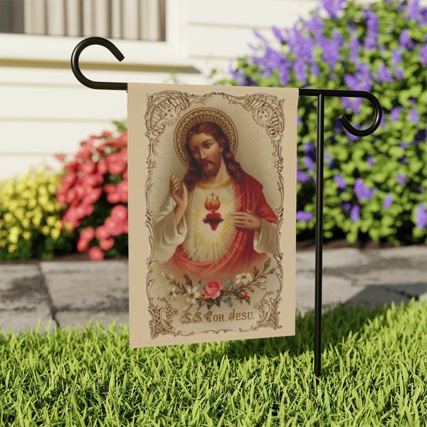 Sacred Heart of Jesus Garden & House Banner