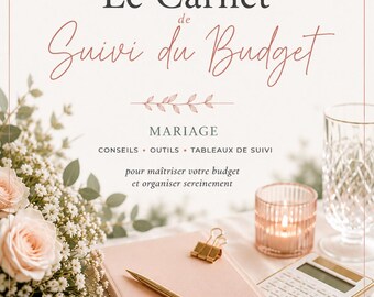 Wedding Budget Tracker PDF – Notebook to Organize and Track Your Expenses (Downloadable)
