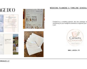 Complete US Wedding Planner Bundle PDF | Printable Wedding Timeline Checklist & Automated Google Sheets Budget Tracker | Wedding Kit