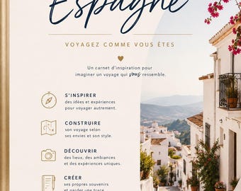 Travel Journal - Printable PDF - Travel as you are - Destination Spain