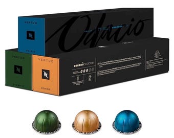 Cápsulas de café Nespresso Vertuo, paquete de 30 cápsulas surtidas