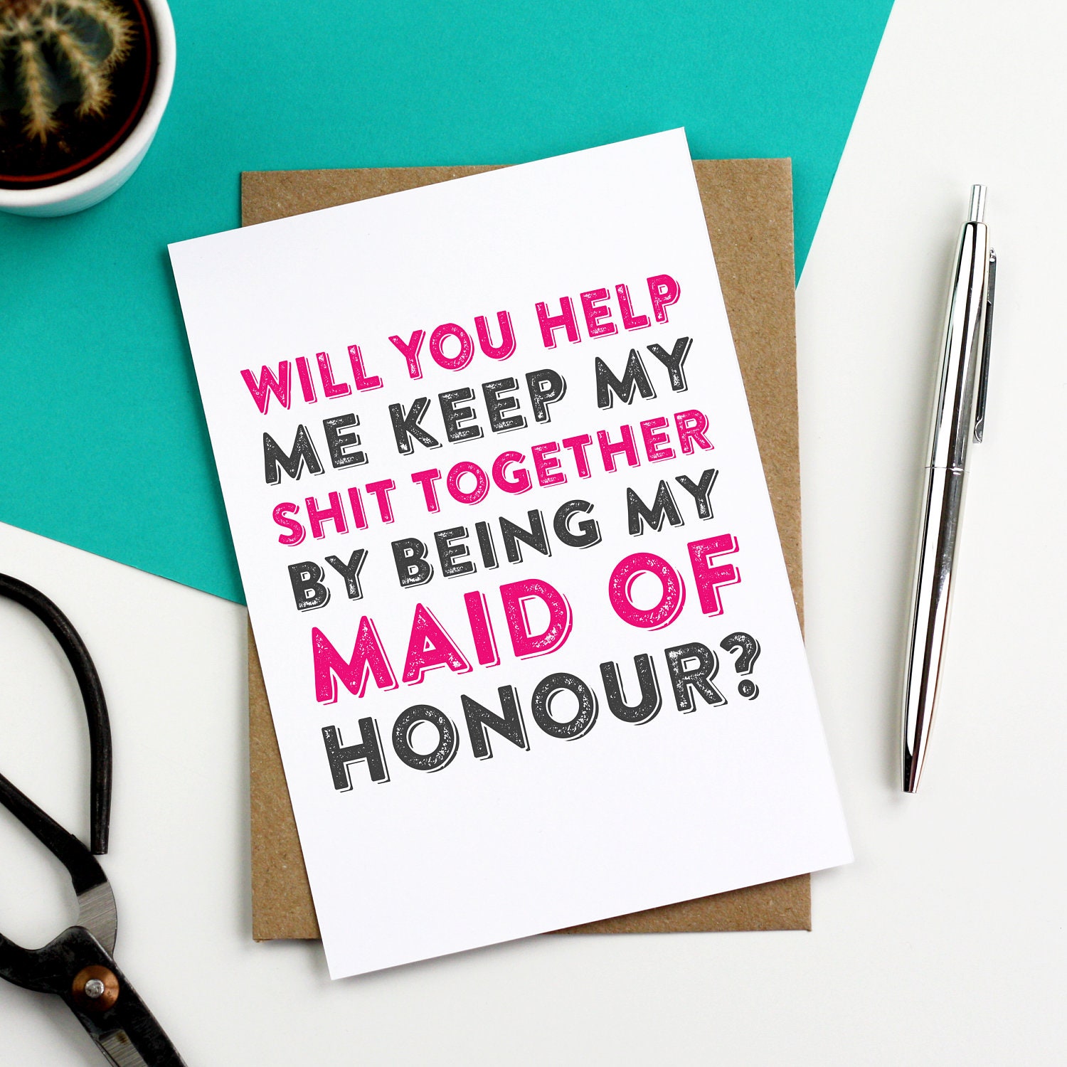 Will you Help me Keep My Shit Together By Being My Bridesmaid | Etsy