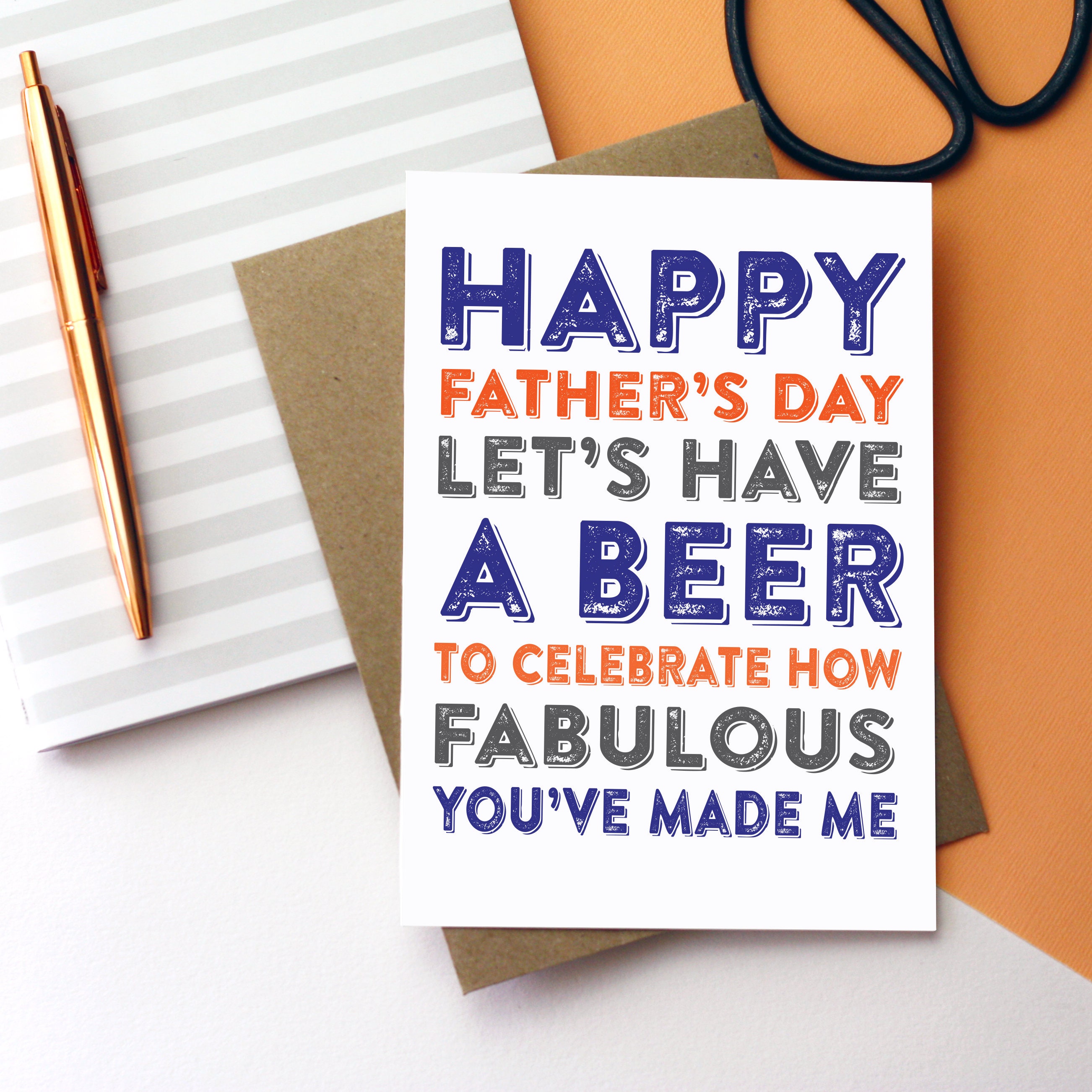 Happy Father S Day Let S Celebrate With A Beer Funny Typographic