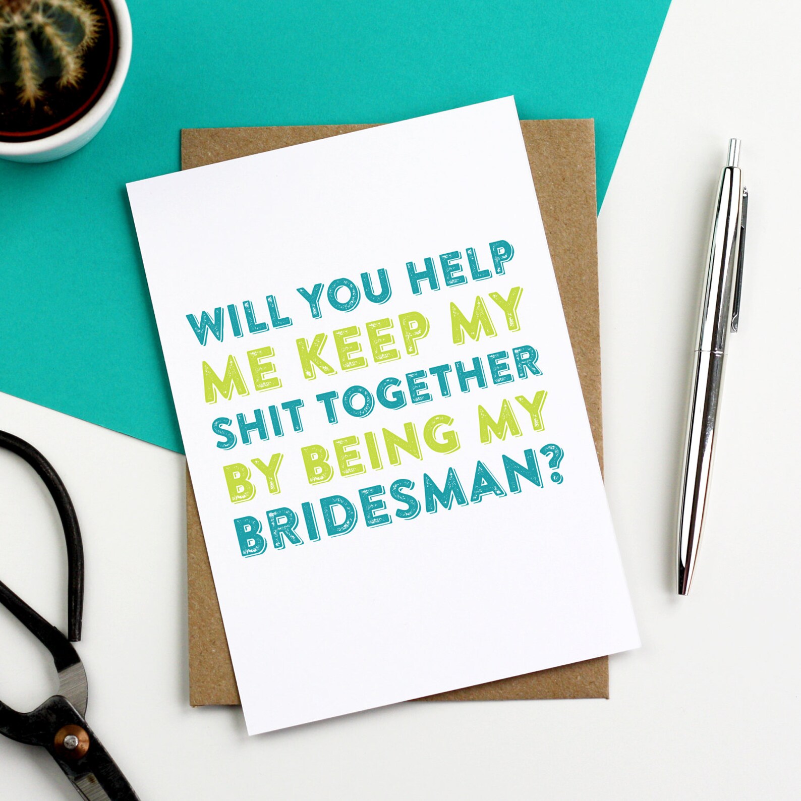Will You Help Me Keep My Shit Together by Being My Bridesmaid | Etsy
