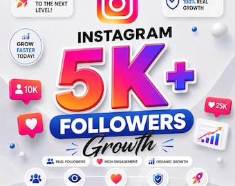 Guida alla crescita su Instagram: ottieni oltre 5.000 follower, aumenta la tua crescita organica e potenzia la tua strategia di promozione.