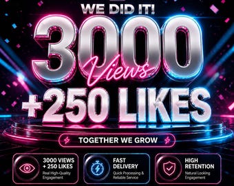 TikTok views 3000 + 250 likes | Creator Content Planning & Organic Marketing Tips | Digital Download for Beginners