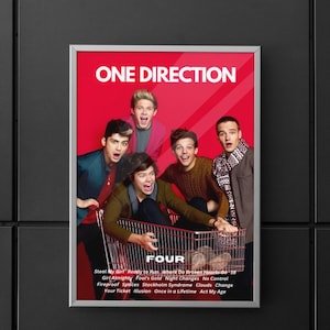 One Direction Poster Four - Etsy