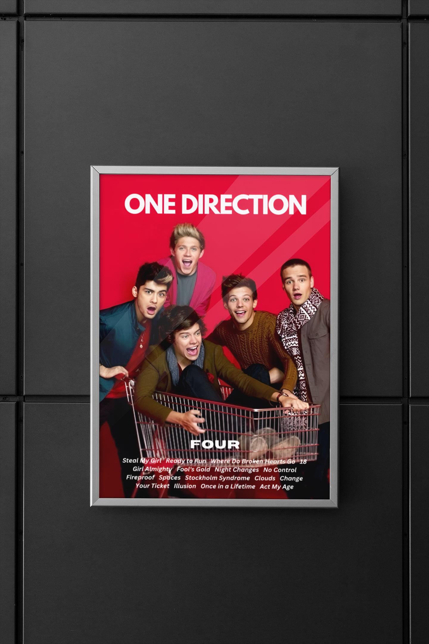 One Direction Poster Four - Etsy