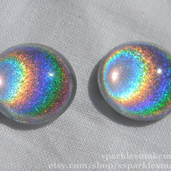 Vernis &agrave; ongles Super holographique boucles d'oreilles en argent en vente