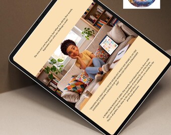 Slow Family Planner for Moms, Digital Undated Weekly Self-Care Journal, GoodNotes iPad, Hyperlinked, Illustrated, French + English
